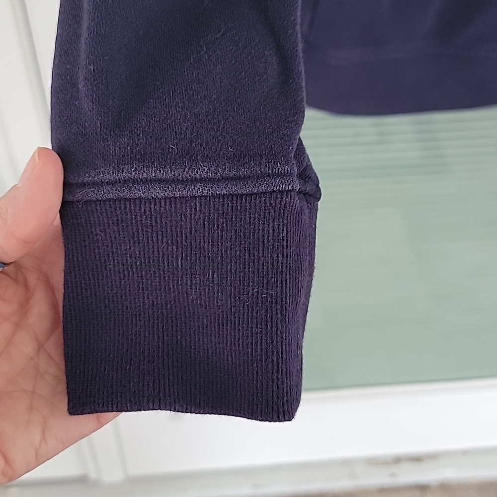 lululemon athletica Press Pause Pullover Kangaroo Pockets Funnel Neck Sz 10 - Picture 6 of 13